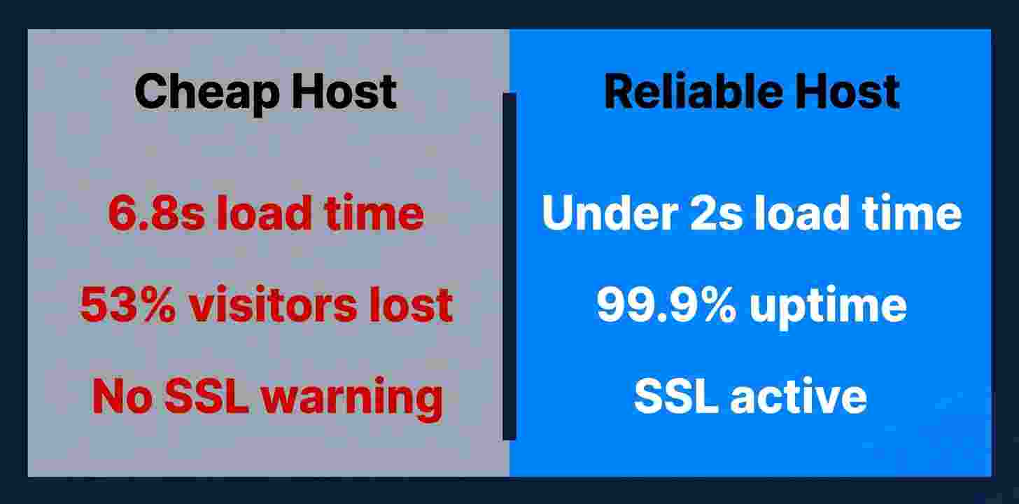Nigerian website downtime statistics showing revenue loss from poor web hosting