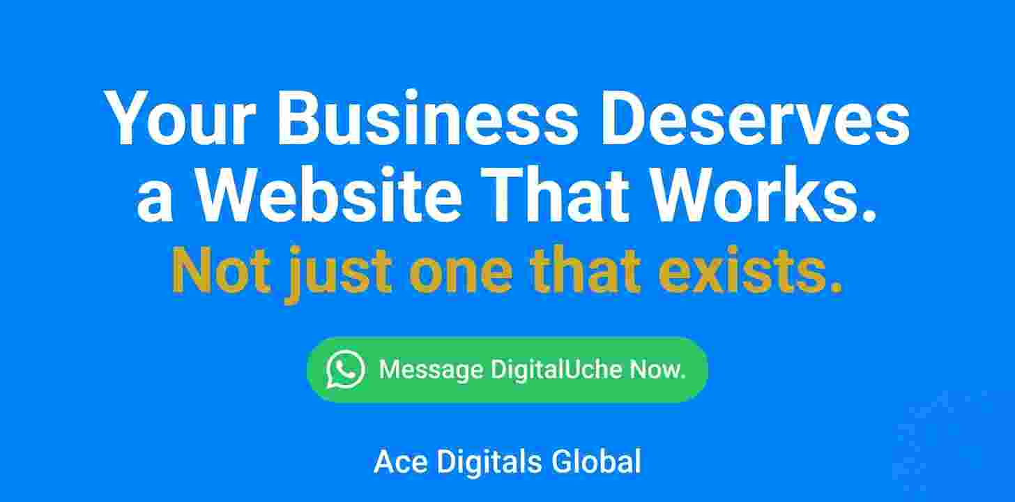 Build a professional website from scratch for your Nigerian business — Ace Digitals Global
