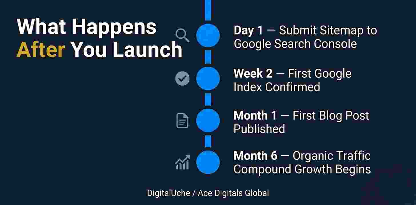 The key technical and strategic factors that separate high-performing Nigerian business websites from ones that get zero traffic