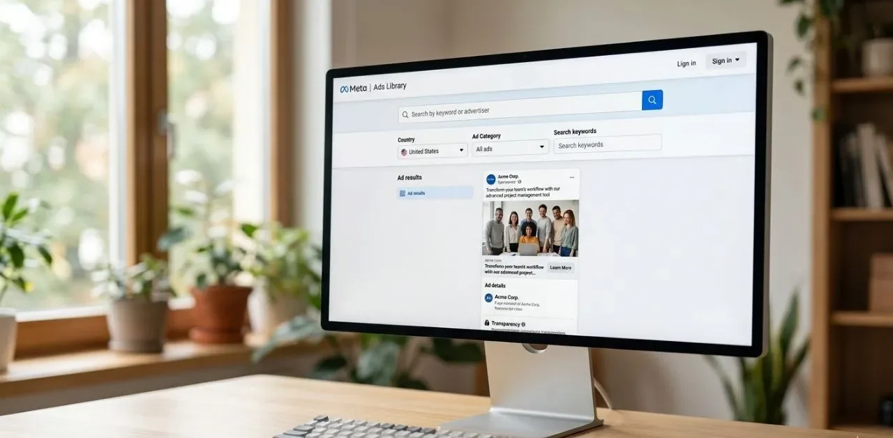 How to Use the Facebook Ads Library for Competitor Analysis — Hero | Ace Digitals Global
